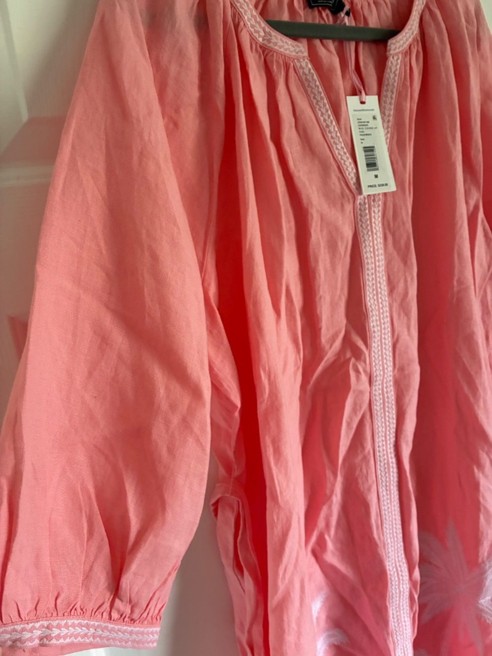 NWT Vineyard Vines Palm Beach pink midi coverup dress M L - Picture 8 of 12